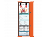 WhiteCoat Clipboard® Trifold - Orange Respiratory Therapy Edition
